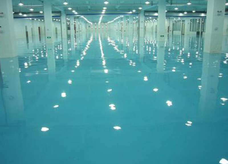 深圳某電子廠水性環(huán)氧防靜電自流平
